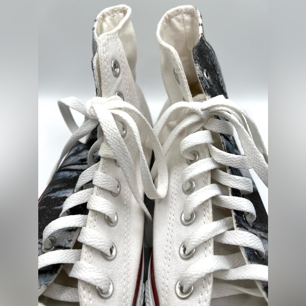 Converse All Star Women's High Top Custom Made Sneakers Fabric-Synthetic 7.5-9.5 - Picture 11 of 14